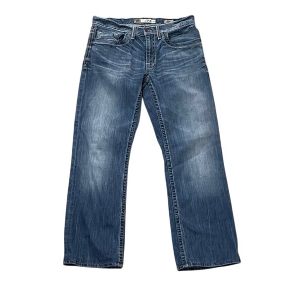 BKE Jake Straight Leg Denim Blue Jeans Mens Size 31R x 30 PLM15003 - Picture 1 of 13